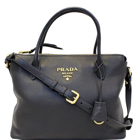 prada milano shoulder bag leather black|Prada leather bag women black.